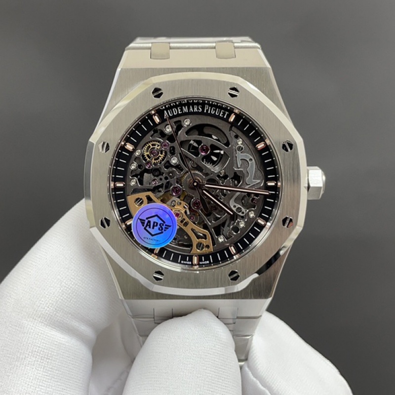 爱彼皇家橡树 15407ST 镂空表盘 41mm 3132一体机