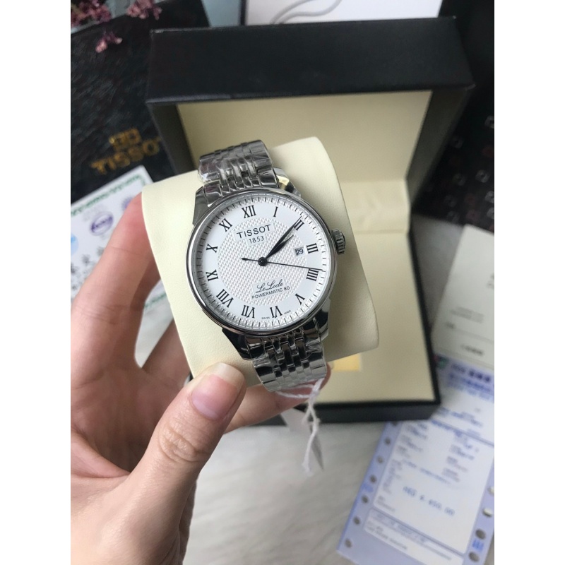 天梭(TISSOT)瑞士手表 力洛克系列皮带机械男士手表